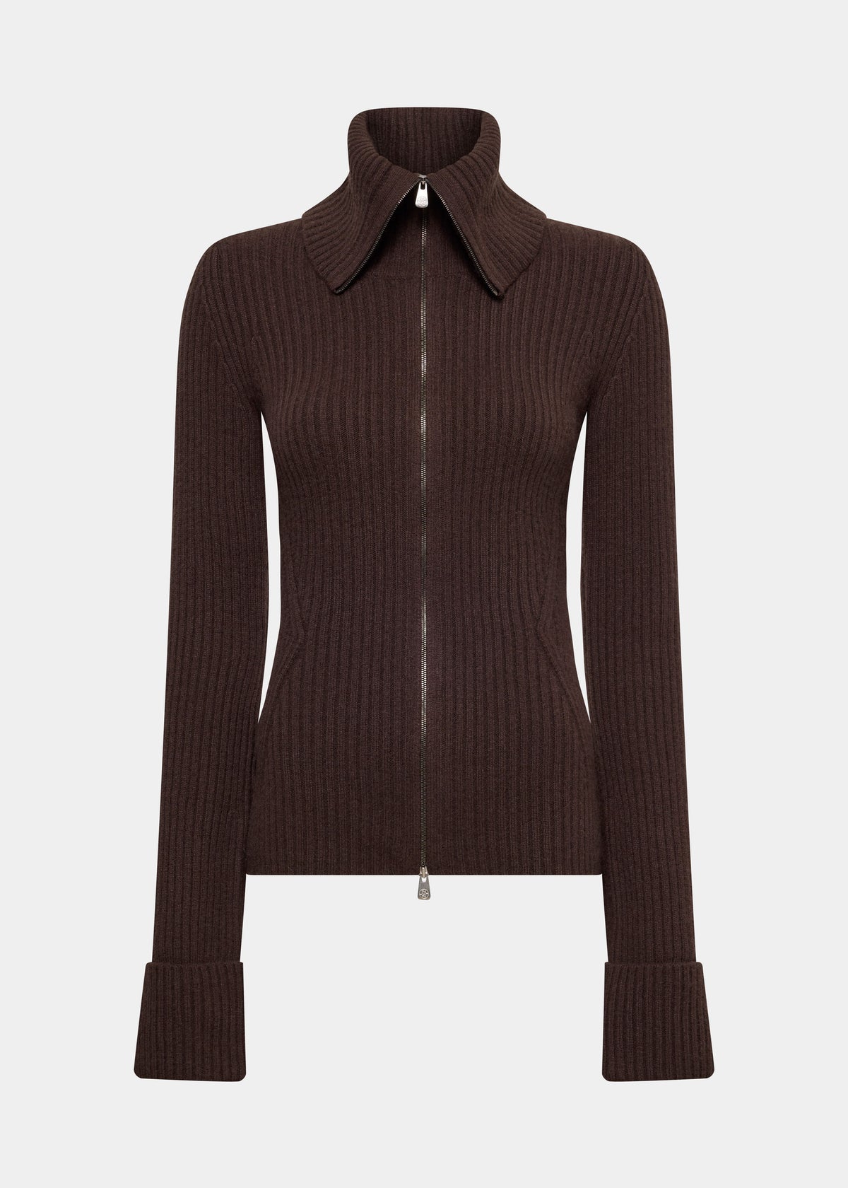 Azalea Cashmere Rib Knit Cardigan
