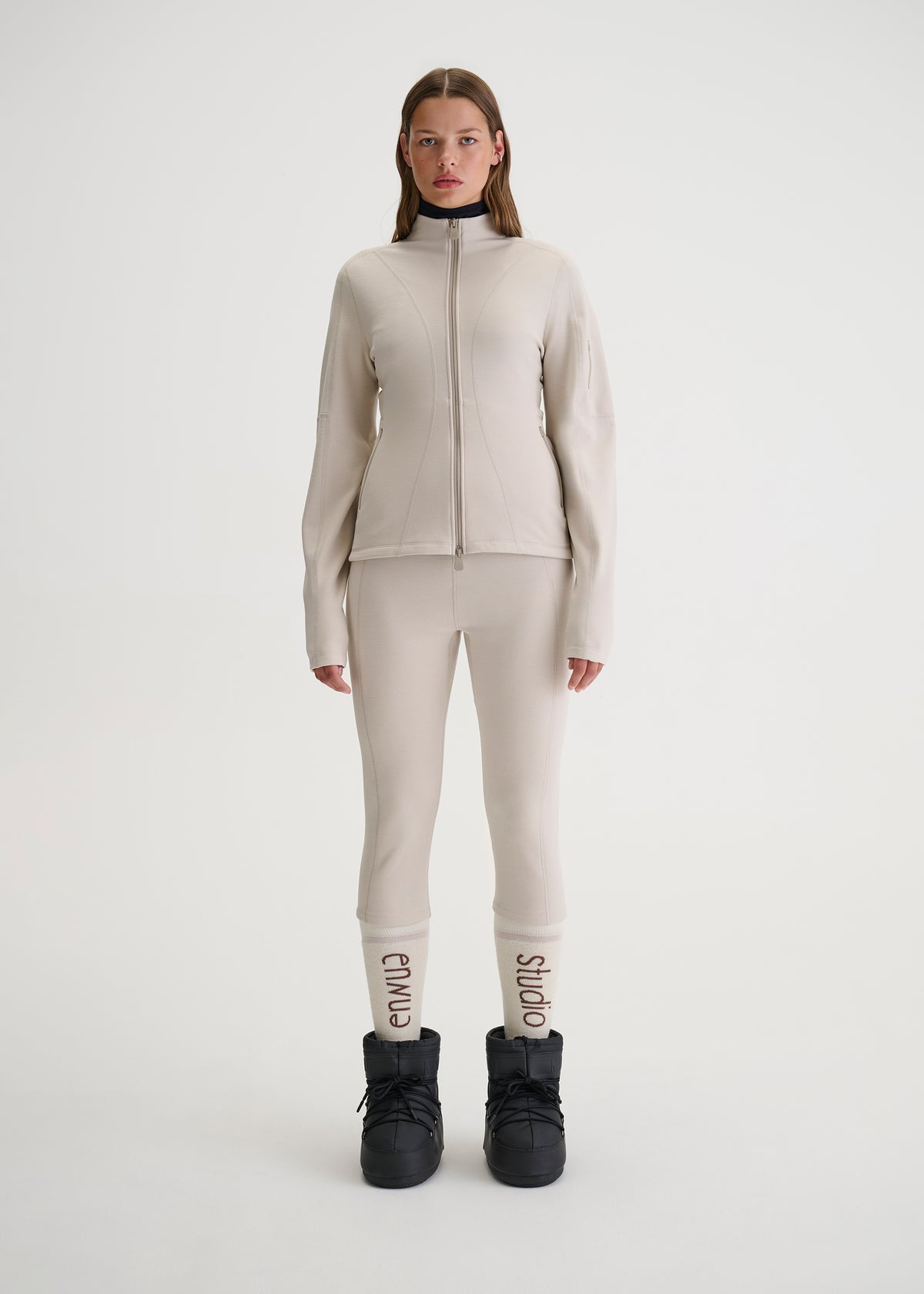 Betla Wool-blend 3/4 Fleece Leggings