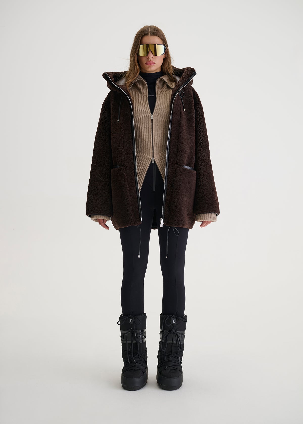 Cedar Shearling Coat