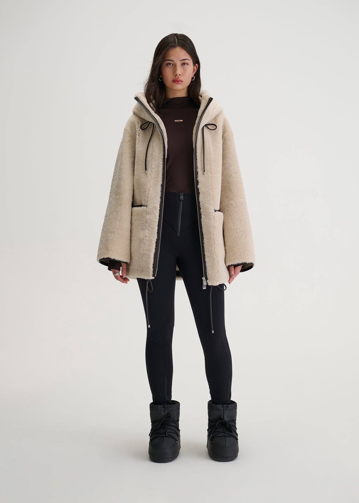Cedar Shearling Coat
