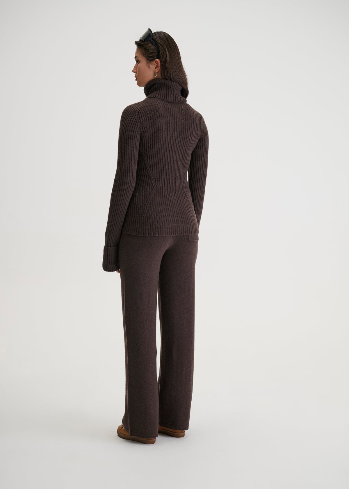 Azalea Cashmere Rib Knit Cardigan
