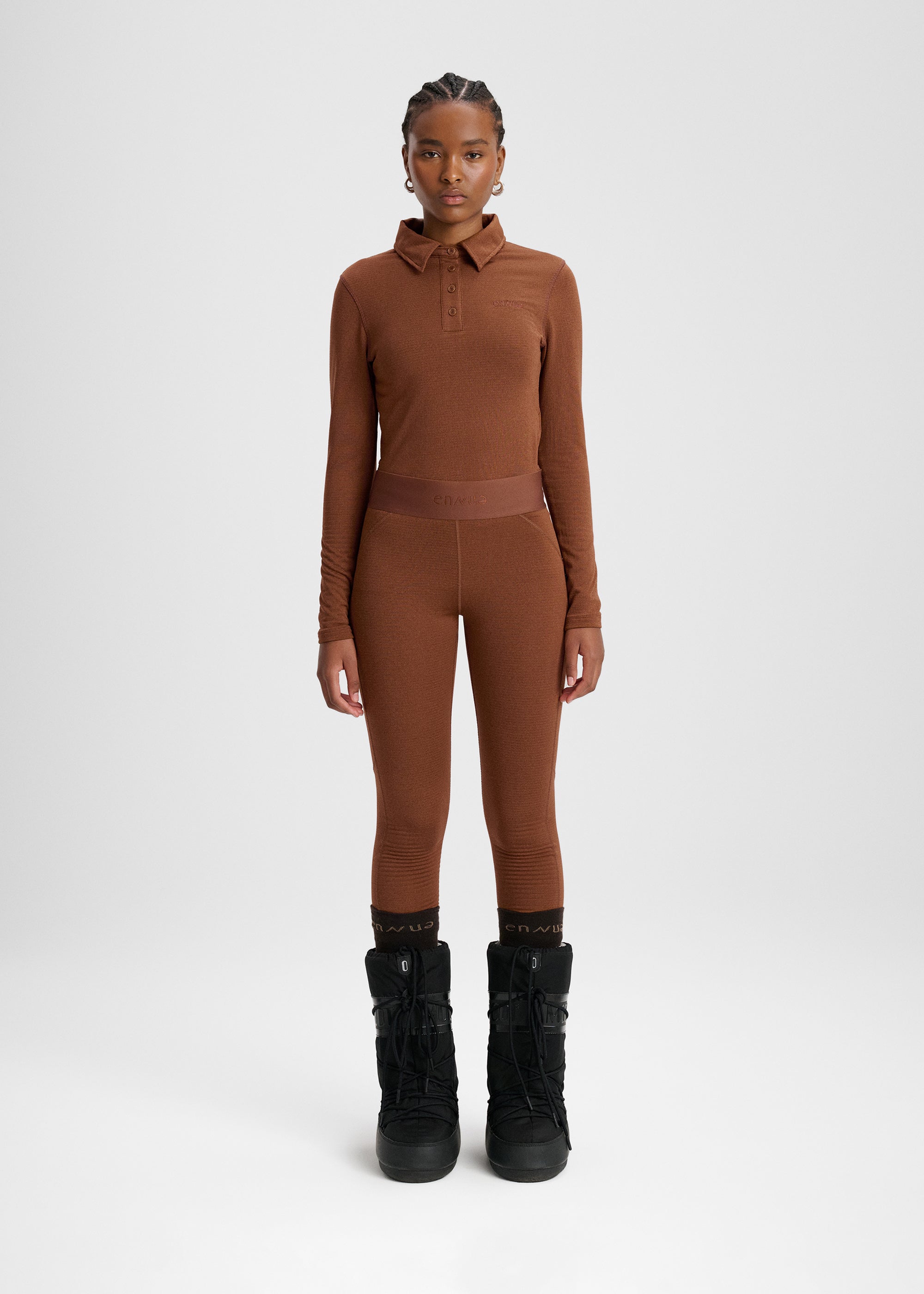 Women's Jet Shell Ski V2 Pants Brown | ENNUE — Shop now