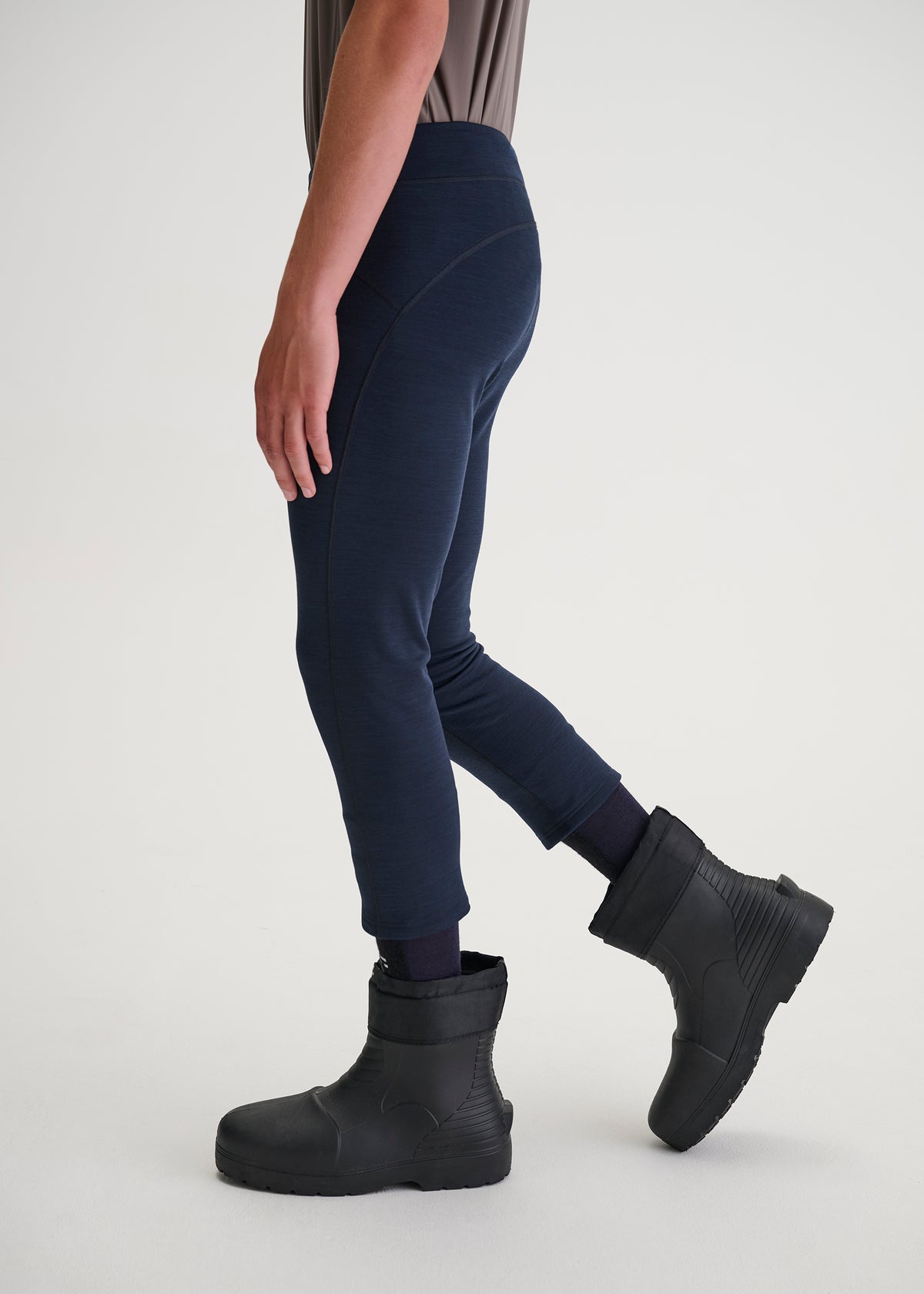 Abia Wool-blend 3/4 Fleece Leggings