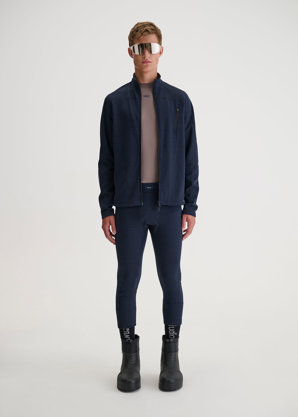 Abia Wool-blend 3/4 Fleece Leggings