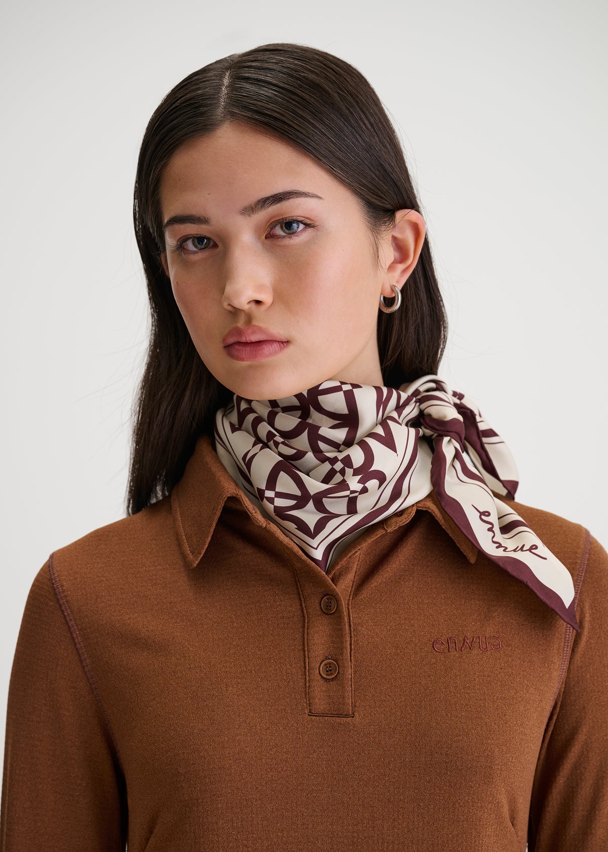 Aloé Monogram Silk Scarf