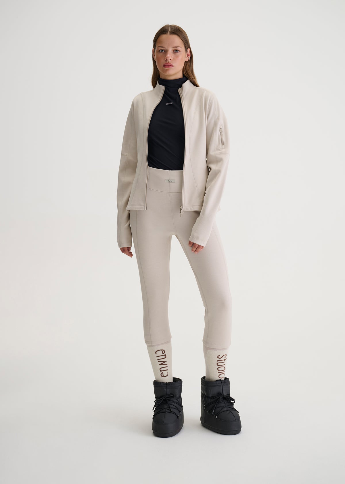 Betla Wool blend 3 4 Fleece Leggings
