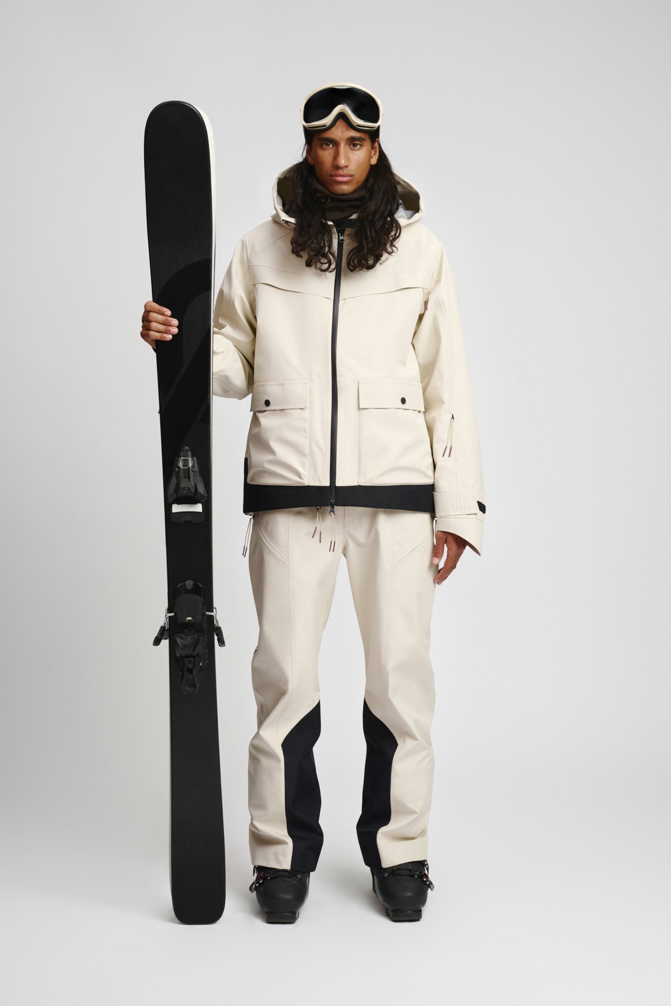 Coal Shell Jacket Light Beige M