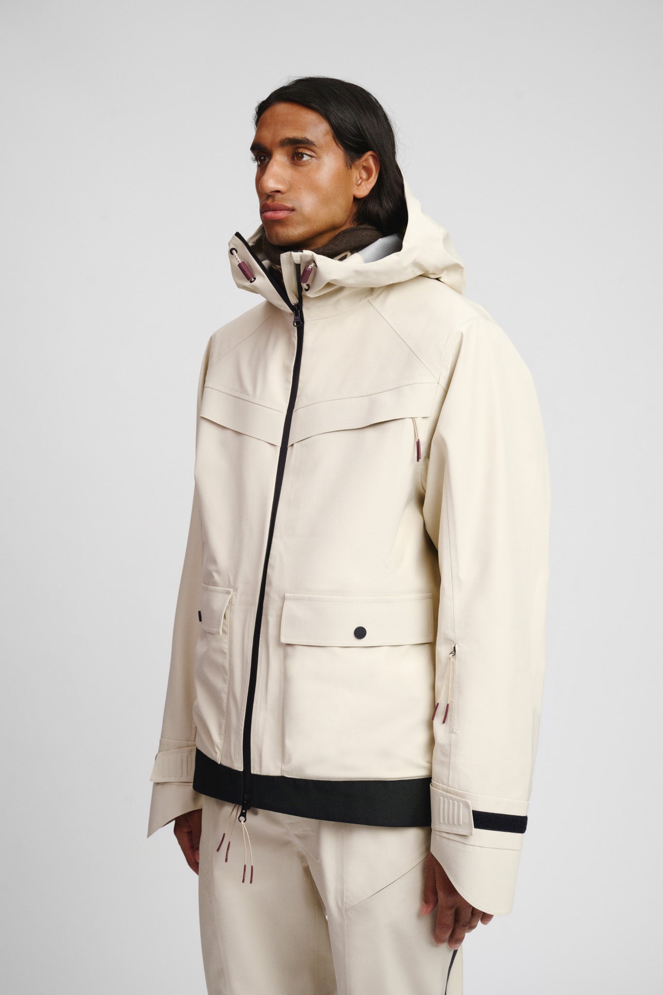 Coal Shell Jacket Light Beige M