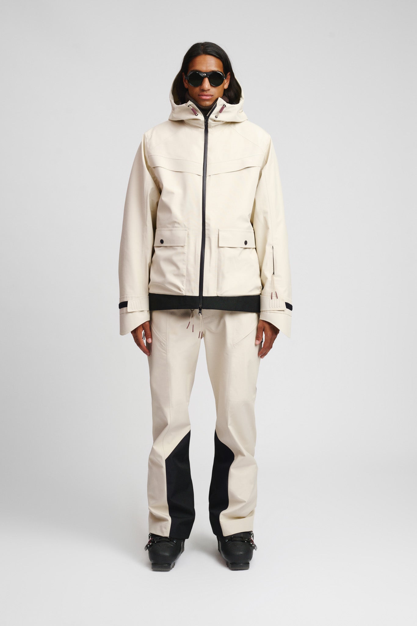 Coal Shell Jacket Light Beige M