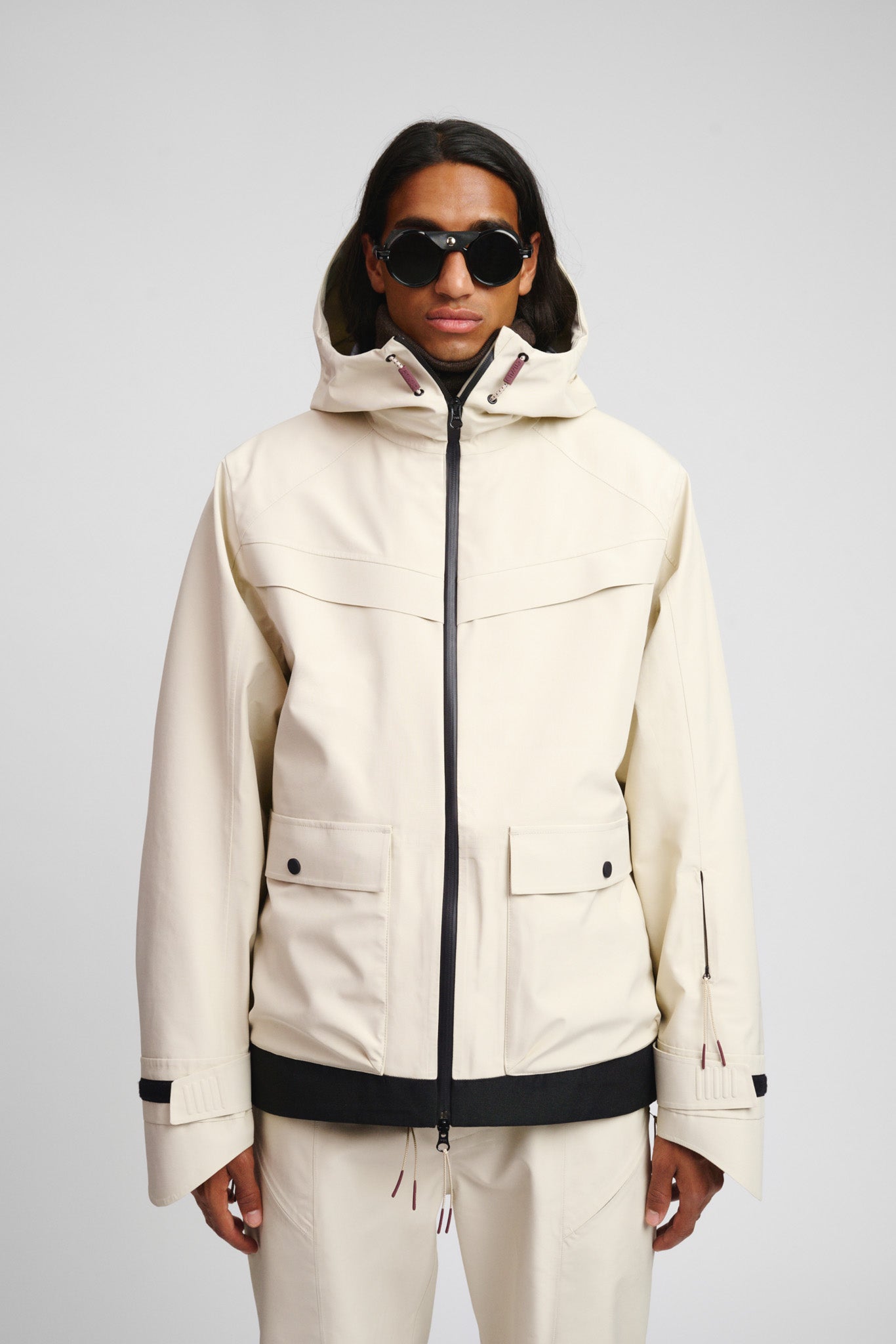 Coal Shell Jacket Light Beige M