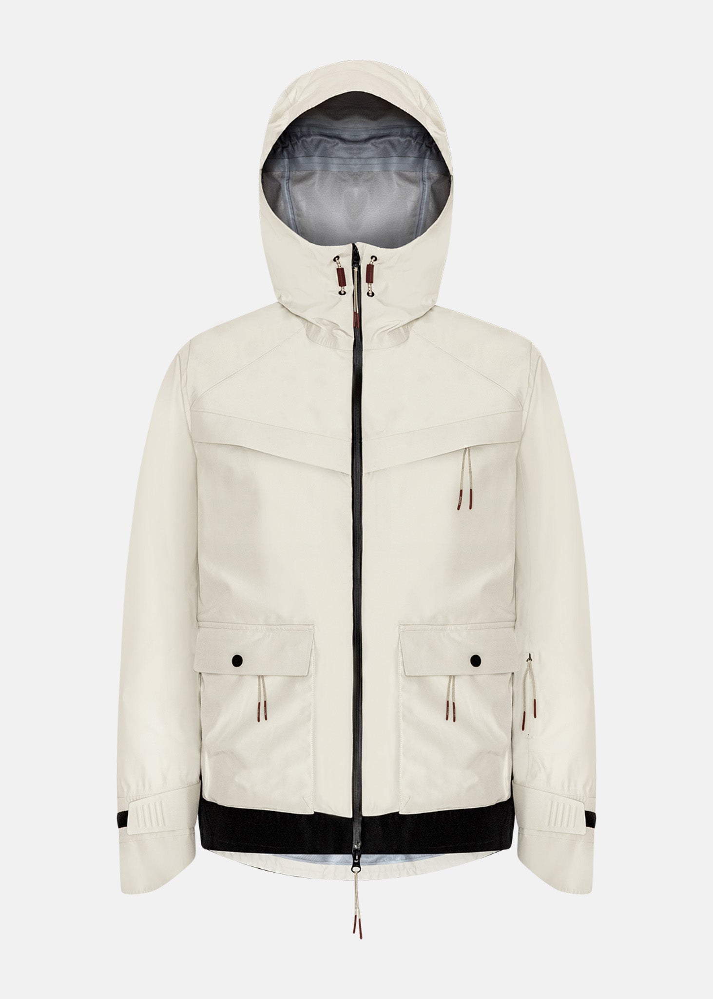 Men's Coal Shell Ski Jacket in Light Beige | ENNUE — Shop now