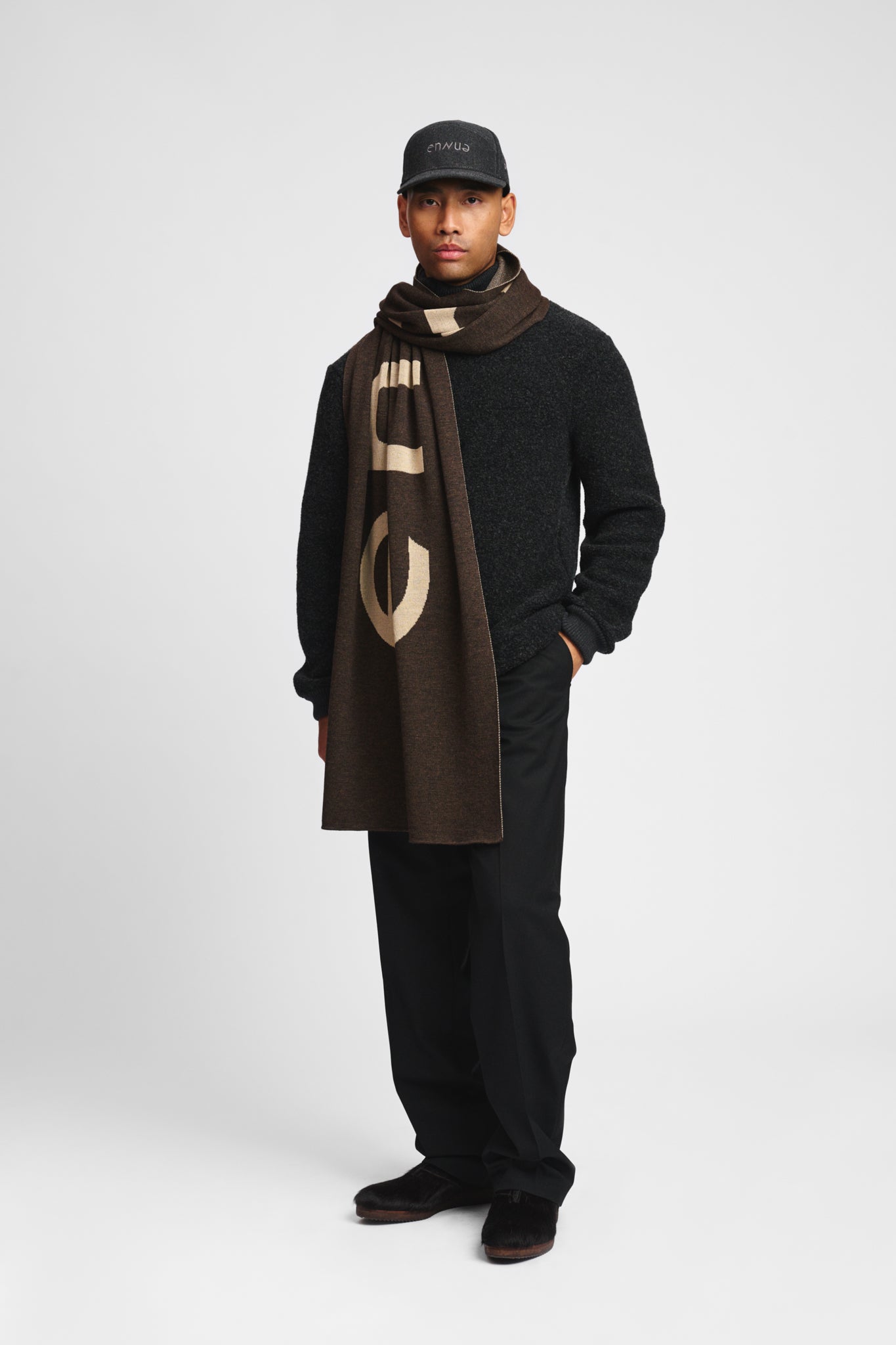 Granite Blanket Scarf M