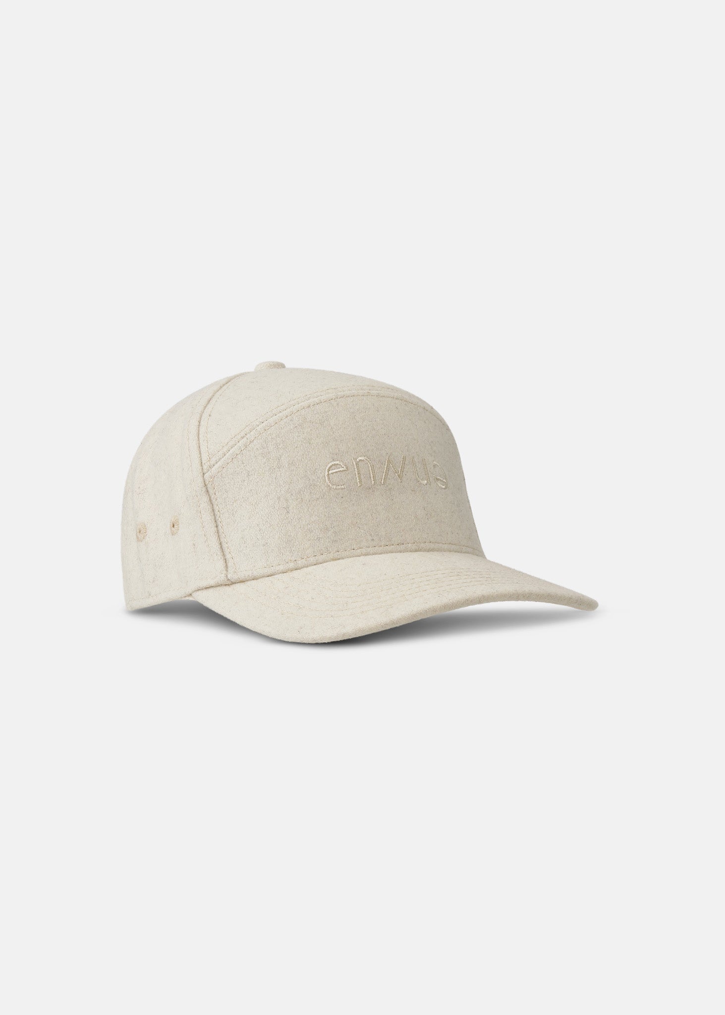 Marl Five-Panel Wool Cap