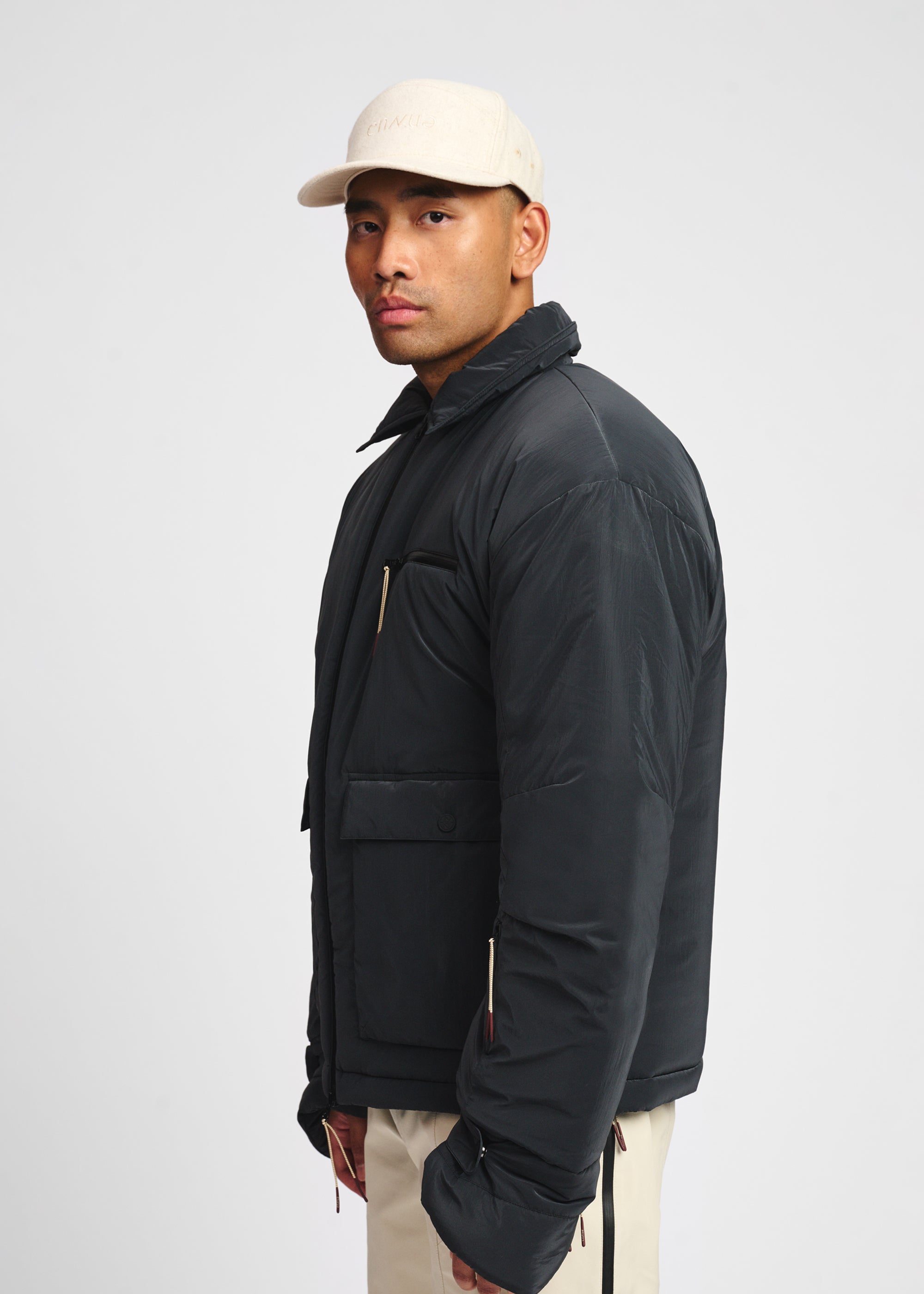 Men's Mica Padded Ski Jacket in Black | ENNUE — Shop now