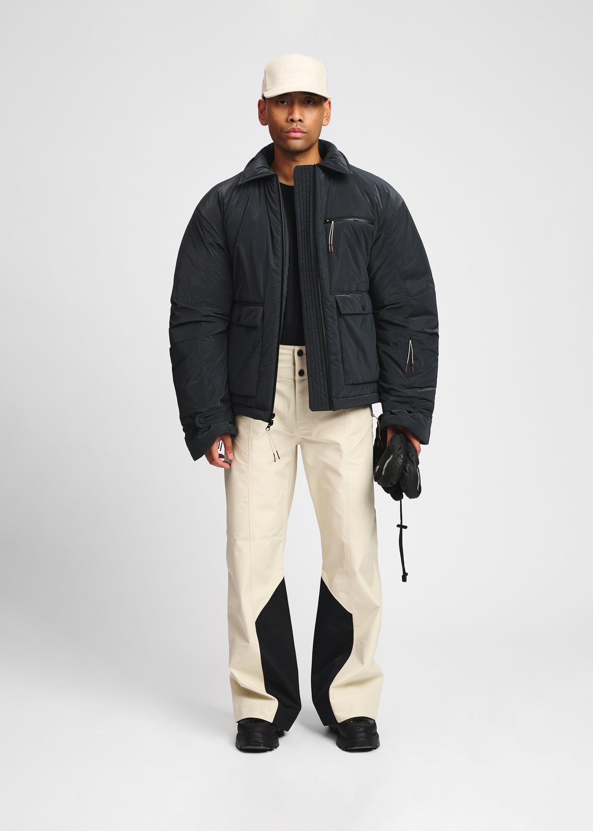 ジャケット・アウター ENNOY PROFESSIONAL PADDED Jacket BLACK M Men's Mica Padded Ski Jacket in Black | ENNUE — Shop now