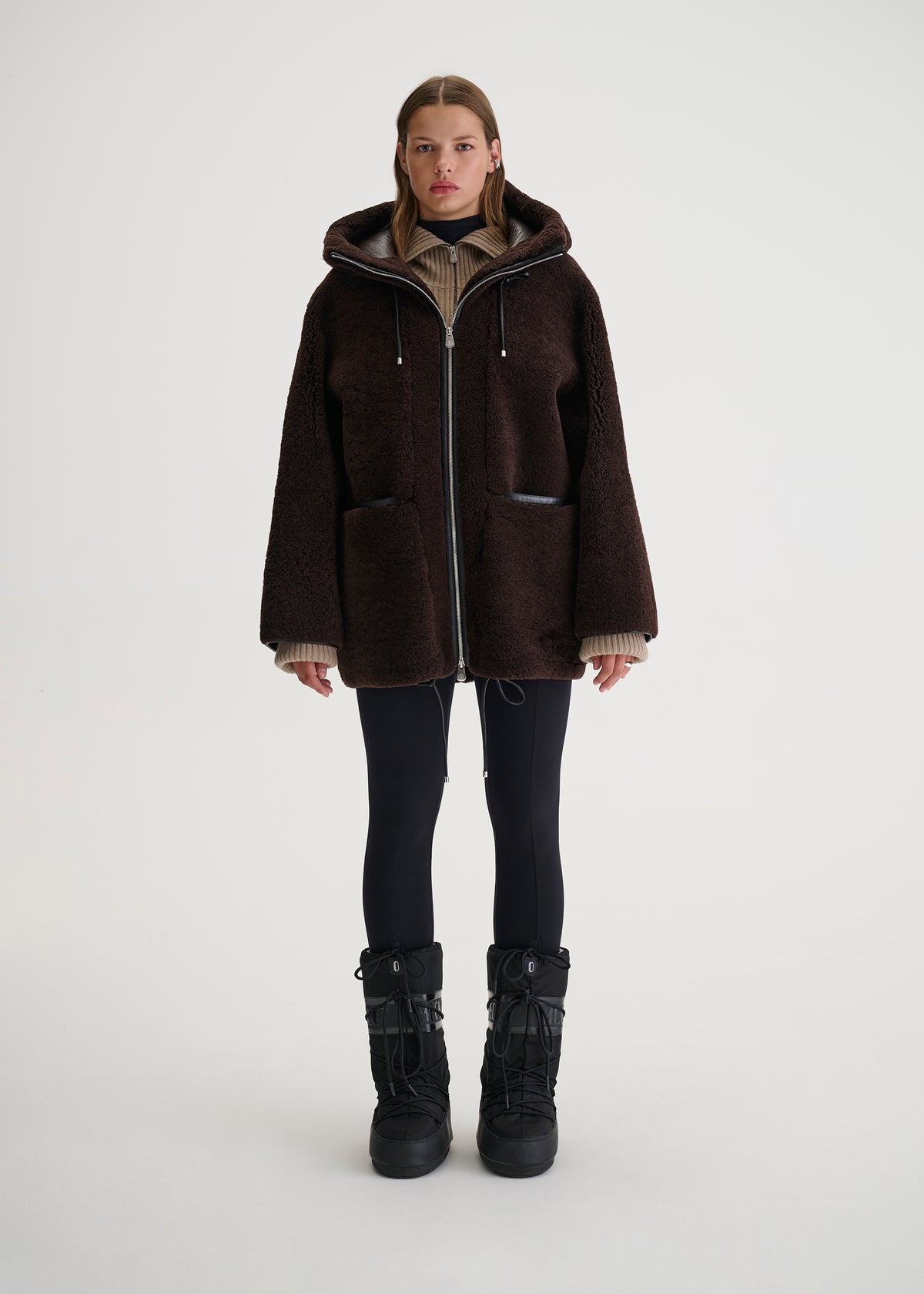 Cedar Shearling Coat