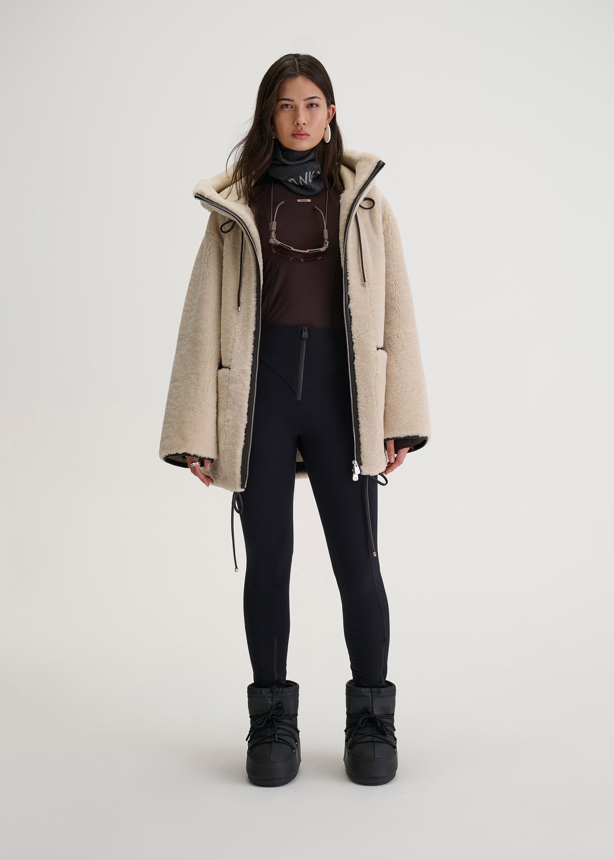 Cedar Shearling Coat